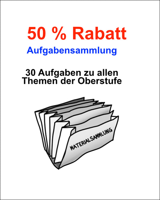 50% Rabatt - Alle Aufgaben zum mündlichen Abitur