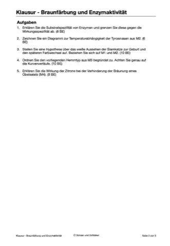 Braunfärbung der Siamkatzen - Enzymaktivität