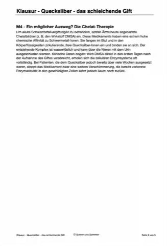 Quecksilber - das schleichende Gift - Enzyme