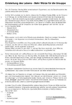 Leben entsteht - komplett